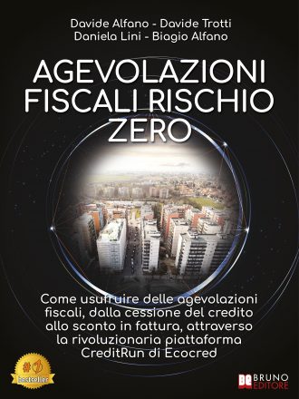 ECOCRED: Bestseller “Agevolazioni Fiscali Rischio Zero”, il libro su come usufruire delle agevolazioni statali grazie alla piattaforma CreditRun